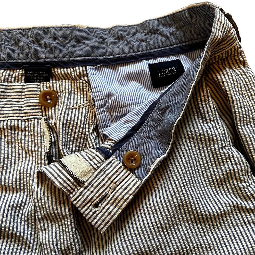 J. Crew striped club short, size 31 waist.